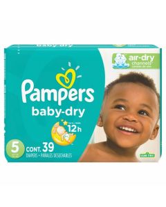 PAMPERS BABY DRY MEGA #5 39UN /2