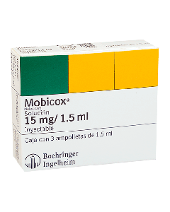 MOBICOX AMPOLLAS 15 MG / 1.5 ML