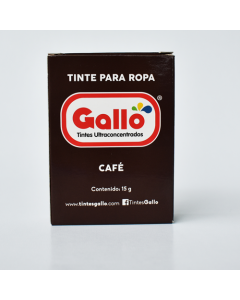 TINTE ROPA GALLO CAFE X  1 UNIDAD