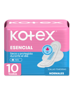 KOTEX ESSENCIAL C/A 24 X 10 UN