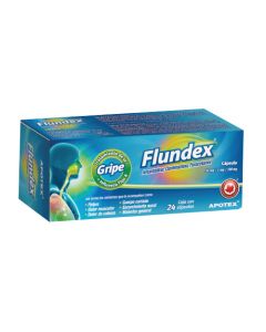 FLUNDEX 50MG/3MG/300MG X 6 CAPS