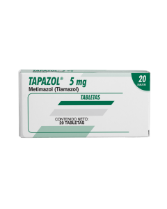 TAPAZOL 5 MG X 20 TABS