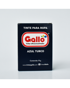 TINTE ROPA GALLO AZUL TURCO X  1 UNIDAD